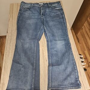 KanCan Dark Blue Women's Boot Cut Jeans